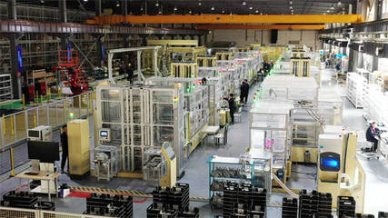 新松第4條新能源車載充電器大型生產線項目驗收通過,發(fā)往歐洲!